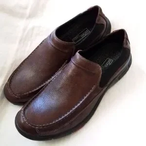 Clarks Privo Mens Brown Leather Oxford Shoes Size 8.5 M Privo by Clarks Mens Brown Leather Lace Up Oxford Casual  main image 4